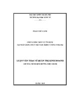 Luận văn thạc sĩ chiến lược thị phần bảo hiểm tài sản kỹ thuật của tổng công ty cổ phần bảo hiểm quân Đội