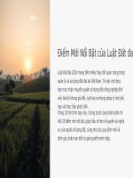 Các Điểm mới luật Đất Đai năm 2024_ bài giảng