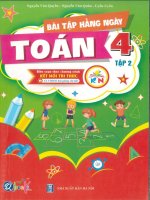 BÀI TẬP TOÁN HÈ TẬP 2 LỚP 4