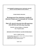 Luận văn phát triển một nền tảng phát hiện Đối tượng hoàn chỉnh Để kiểm soát Ánh sáng công cộng