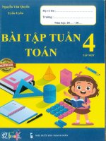 bài tập toán hè tập 1 lớp 4