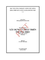 Giáo trình bài giảng xây dựng và phát triển thương hiệu