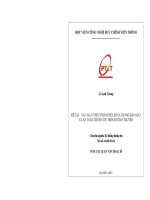 Các giao thức phân phối khóa trong bảo mật và an toàn thông tin trên Đường truyền (tt)