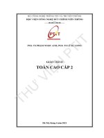 Giáo trình toán cao cấp 2