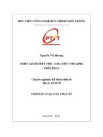 Thiết kế bộ Điều chế giải Điều chế qpsk trên fpga (tt)
