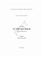 Giáo trình bài giảng lý thuyết mạch