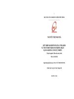 Kết hợp so khớp spatial pyramid và máy véctơ hỗ trợ svm trong nhận dạng khung cảnh tự nhiên (tt)