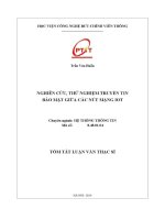Nghiên cứu thử nghiệm truyền tin bảo mật giữa các nút mạng iot (tt)