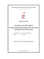 Xây dựng Điều khiển burst cho giao thức báo hiệu xoay vòng (tt)