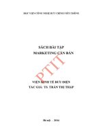 Giáo trình bài giảng sách bài tập marketing căn bản