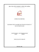 Giải pháp nâng cao hiệu quả sử dụng vốn Đầu tư tại vnpt bắc giang (tt)