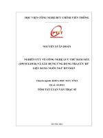 Nghiên cứu về công nghệ lưu trữ Đám mây owncloud và xây dựng Ứng dụng tra cứu dữ liệu bằng ngôn ngữ htnml5 (tt)