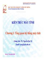 Giáo trình bài giảng kiến trúc máy tính