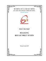 Bài giảng bán lẻ trực tuyến