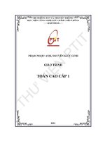Giáo trình toán cao cấp 1