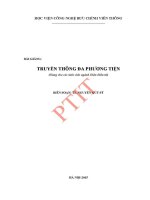 Giáo trình bài giảng truyền thông Đa phương tiện