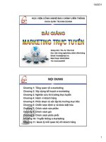 Marketing trực tuyến (tt)