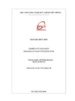 Nghiên cứu giải pháp Đảm bảo an toàn Ứng dụng web (tt)