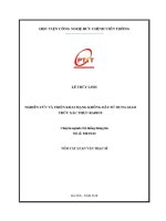 Nghiên cứu và triển khai mạng không dây sử dụng giao thức xác thực radius (tt)