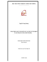 Hoạt Động quản trị nhân lực tại trung tâm dịch vụ giá trị gia tăng vdc online (tt)