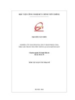 Nghiên cứu giải pháp Đa truy nhập phân chia theo mã trong truyền thông quang không dây (tt)