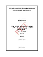 Giáo trình bài giảng truyền thông trên internet