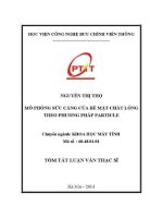 Mô phỏng sức căng của bề mặt chất lỏng theo phương pháp particle (tt)