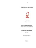 Ứng dụng luật kết hợp trong hỗ trợ tư vấn chọn chuyên ngành học cho sinh viên (tt)