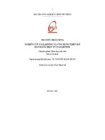 Nghiên cứu e learning và Ứng dụng thiết kế bài giảng Điện tử e learning (tt)