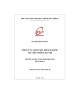 Công tác chăm sóc khách hàng tại viễn thông hà nội (tt)