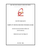 Nghiên cứu phương pháp phân tích Động mã Độc (tt)