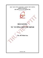 Giáo trình bài giảng tư tưởng hồ chí minh