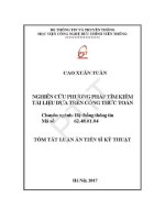 Nghiên cứu phương pháp tìm kiếm tài liệu dựa trên công thức toán (tt)