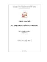 Giáo trình bài giảng mã turbo trong thông tin di Động 3g