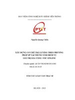 Xây dựng cơ chế trả lương theo phương pháp 3p tại trung tâm dịch vụ giá trị gia tăng vdc online (tt)