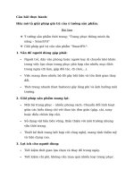 Câu hỏi thực hành