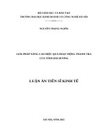 Giải Pháp Nâng Cao Hiệu Quả Hoạt Động Thanh Tra Của Tỉnh Hải Dương
