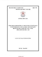 Tình trạng dinh dưỡng và một số yếu tố liên quan Ở người bệnh suy tim tại khoa nội tim mạch bệnh viện hữu nghị việt nam   cu ba Đồng hới năm 2022 2023