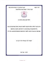 So sánh phương pháp miễn dịch hóa phát quang Định lượng renin và Đo hoạt Độ renin tỷ số aldoterone renin trên máy maglumi 800