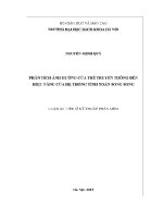 Luận Án tiến sĩ phân tích Ảnh hưởng của trễ truyền thông Đến hiệu năng của hệ thống tính toán song song
