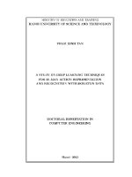 Luận Án tiến sĩ a study on deep learning techniques for human action representation and recognition with skeleton data
