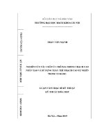 Luận Án tiến sĩ nghiên cứu các chất Ức chế p2o5 trong thạch cao nhân tạo và sử dụng thay thế thạch cao tự nhiên trong xi măng