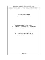 Luận Án tiến sĩ person reidentification in a surveiliance camera network