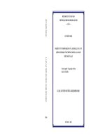 Luận Án tiến sĩ nghiên cứu tính Đối kháng của aspergillus flavus không sinh Độc tố Để phòng chống aflatoxin trên ngô và lạc