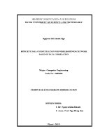 Luận Án tiến sĩ nâng cao hiệu quả truyền dữ liệu trong mạng cảm biến không dây dựa trên tương quan dữ liệu