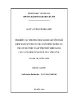 Luận văn thạc sĩ tìm hiểu các phương pháp Đánh giá tổn thất Điện năng kỹ thuật cho lưới Điện trung Áp Ứng dụng tính toán tổn thất Điện năng cho lưới Điện phân phối 22kv vĩnh yên