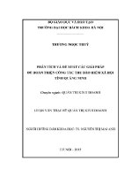 Luận văn thạc sĩ phân tích và Đề xuất các giải pháp Để hoàn thiện công tác thu bảo hiểm xã hội tỉnh quảng ninh
