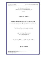 Luận văn thạc sĩ nghiên cứu nhu cầu Đào tạo và sử dụng cán bộ cấp xã trên Địa bàn huyện tiền hải tỉnh thái bình