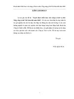 Luận văn thạc sĩ hoạch Định chiến lược cho công ty dịch vụ khí tổng công ty khí việt nam Đến năm 2020