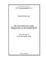 Luận văn thạc sĩ một số giải pháp hoàn thiện công tác quản lý trang thiết bị y tế tại bệnh viện sản nhi tỉnh bắc giang